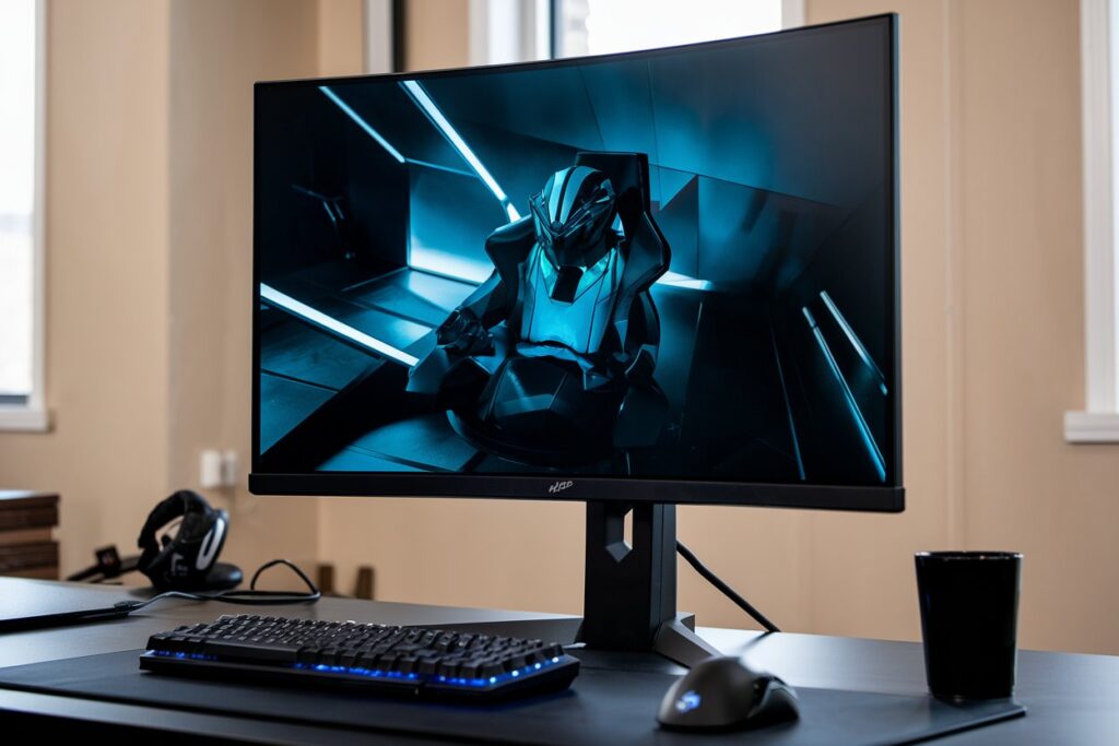 Moniteur Gaming Curvé : Vaut-il la peine pour les jeux ? 3 a gaming monitor with a curved screen th 2UhaZeHTyiKOB V37dNCg pLLJe4ZlSxyczPq2Us8mLQ